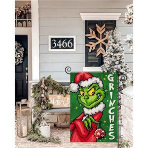 Christmas Garden Flags for Outside Decoration, Xmas Small Yard Flag 12x18 Inch